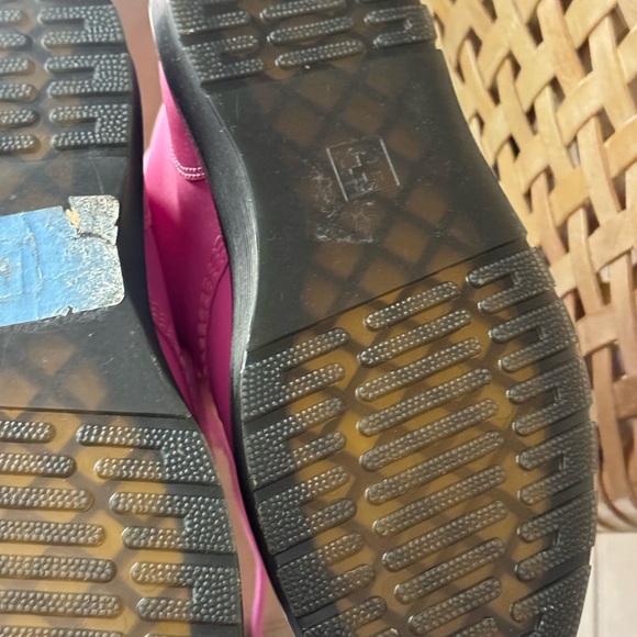 Dr. Martens Bright Pink Combat Boots - Picture 3 of 3